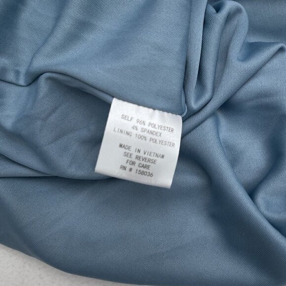 Birdy Grey Gene Dusty Blue Maxi Formal Bridesmaid Dress Large NWT - Picture 10 of 15